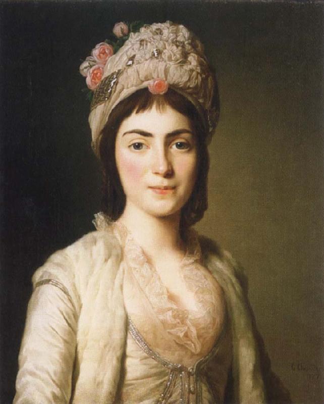 Alexander Roslin Zoie Ghika,modavisk princess oil painting image
